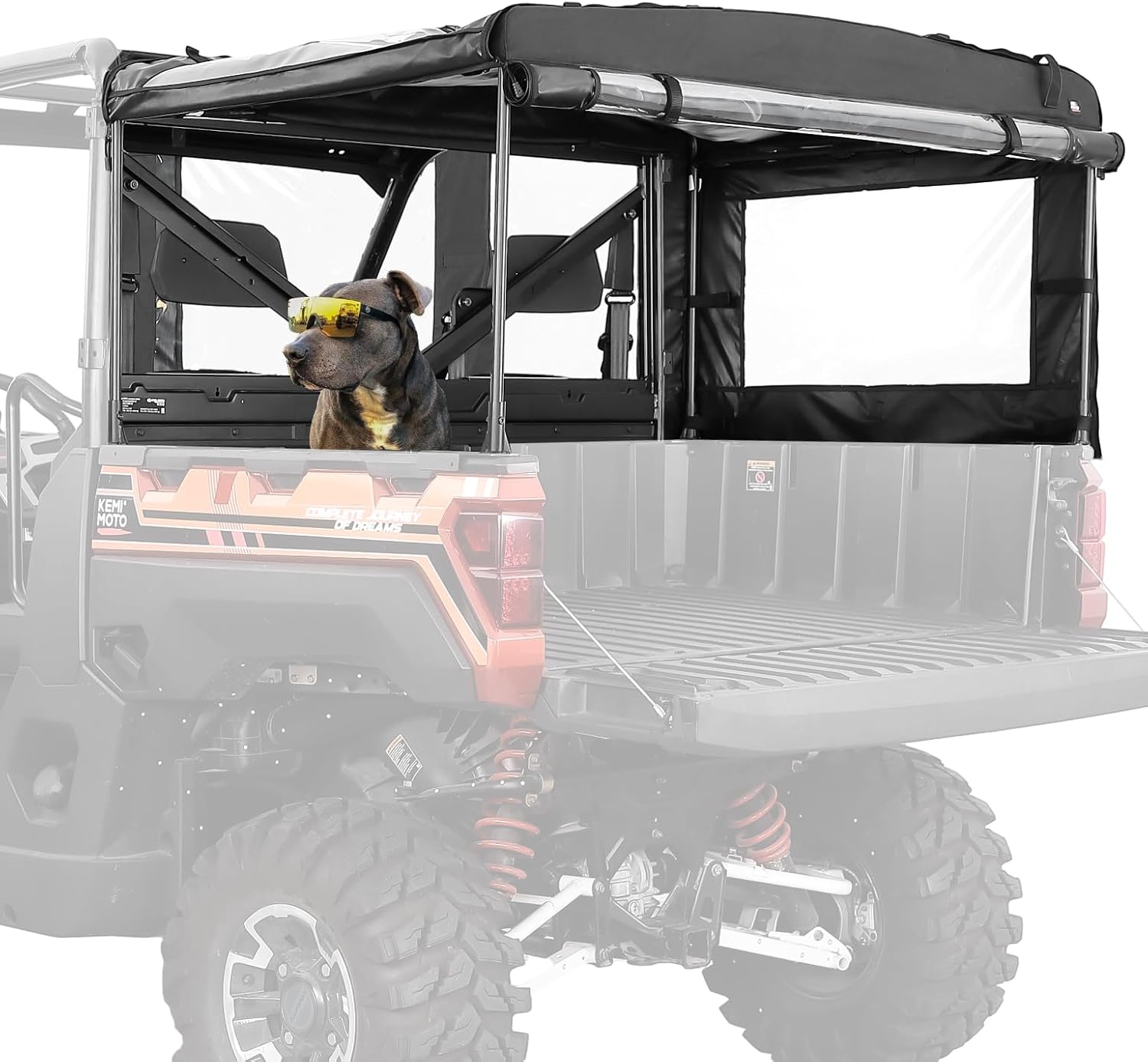 KEMIMOTO UTV Soft Cargo Bed Cover for Polaris Ranger 1000