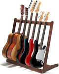 Multiple Guitar Stand Black Walnut Wood Multi Guitar Rack - Stylish