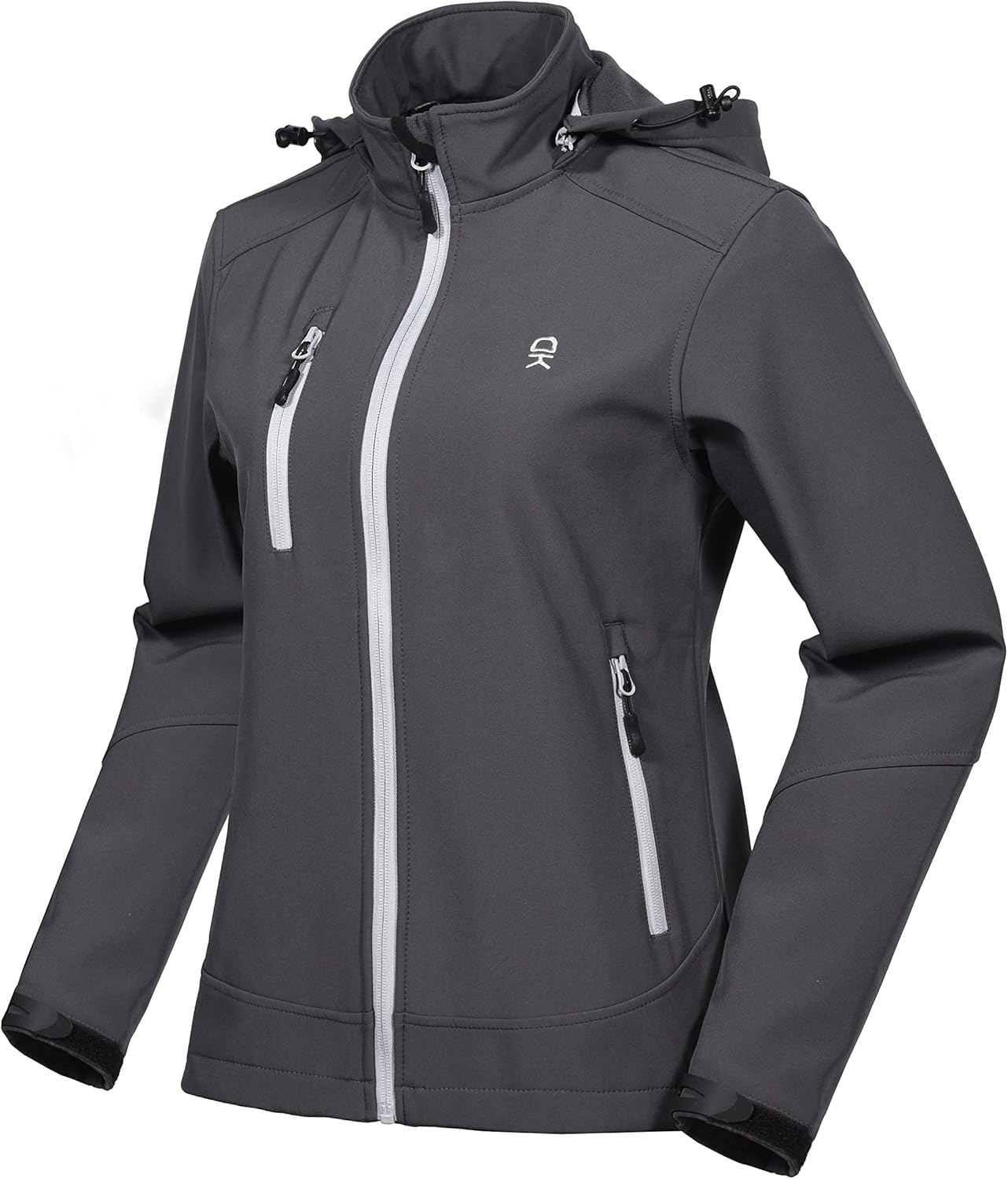 Women's Fleece-Lined Ski Jacket, Detachable Hood, LDA