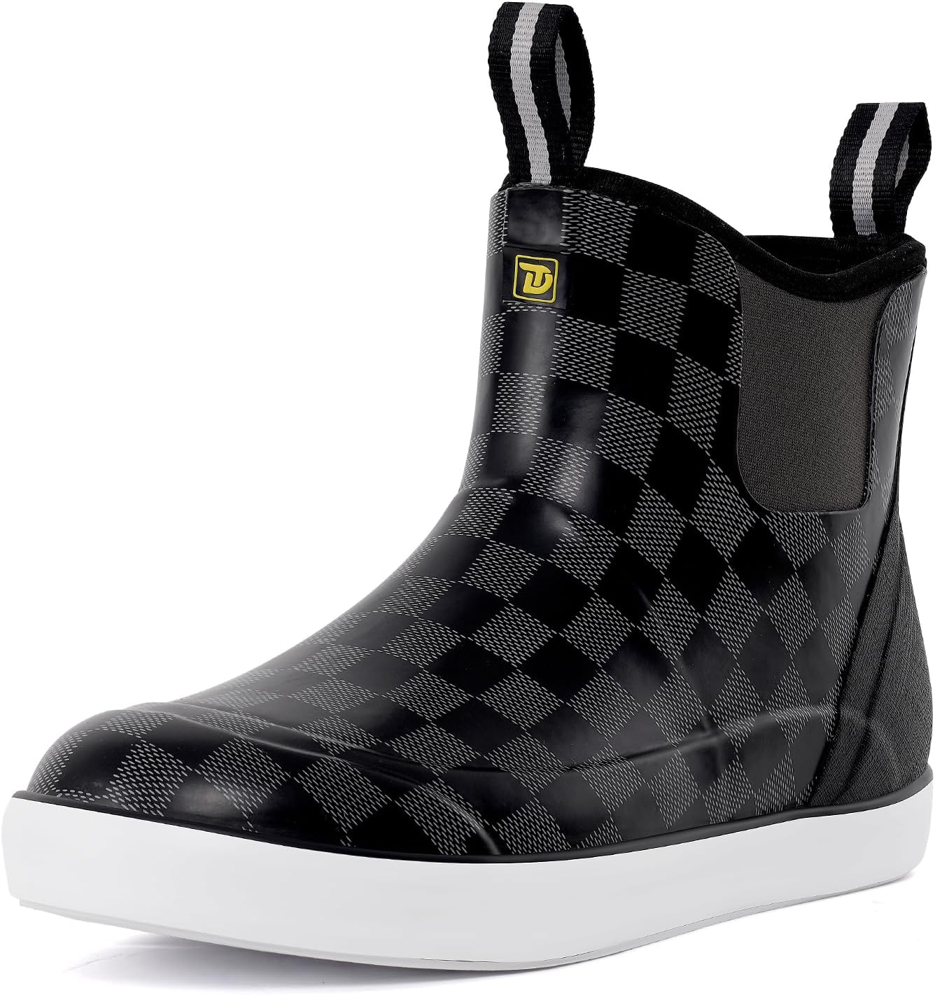 Trudave Deck Boots for Men - Waterproof Insulated Rain Boots