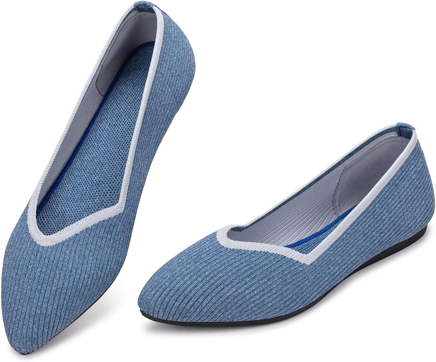 Classic Pointed Toe Flats for Women - Soft and Comfortable Shoes