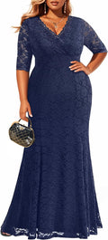 Wedding Dresses for Bride Plus Size - Mermaid Lace Gown Pinup