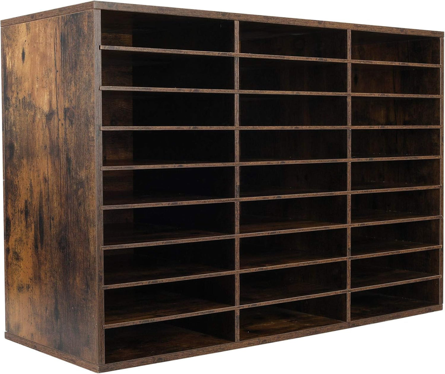 TQVAI Wood Adjustable Literature Organizer for Home & Office