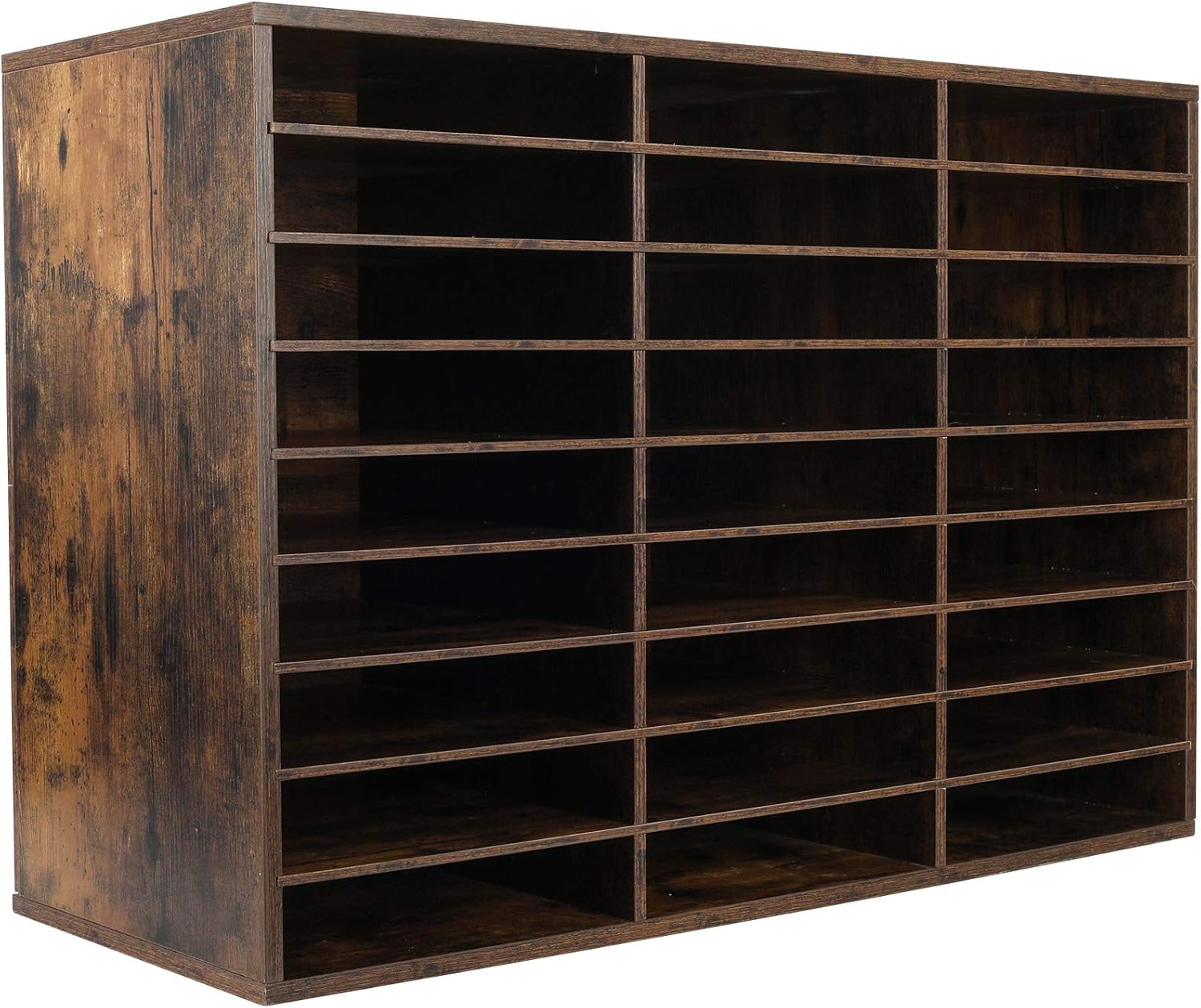 TQVAI Wood Adjustable Literature Organizer for Home & Office