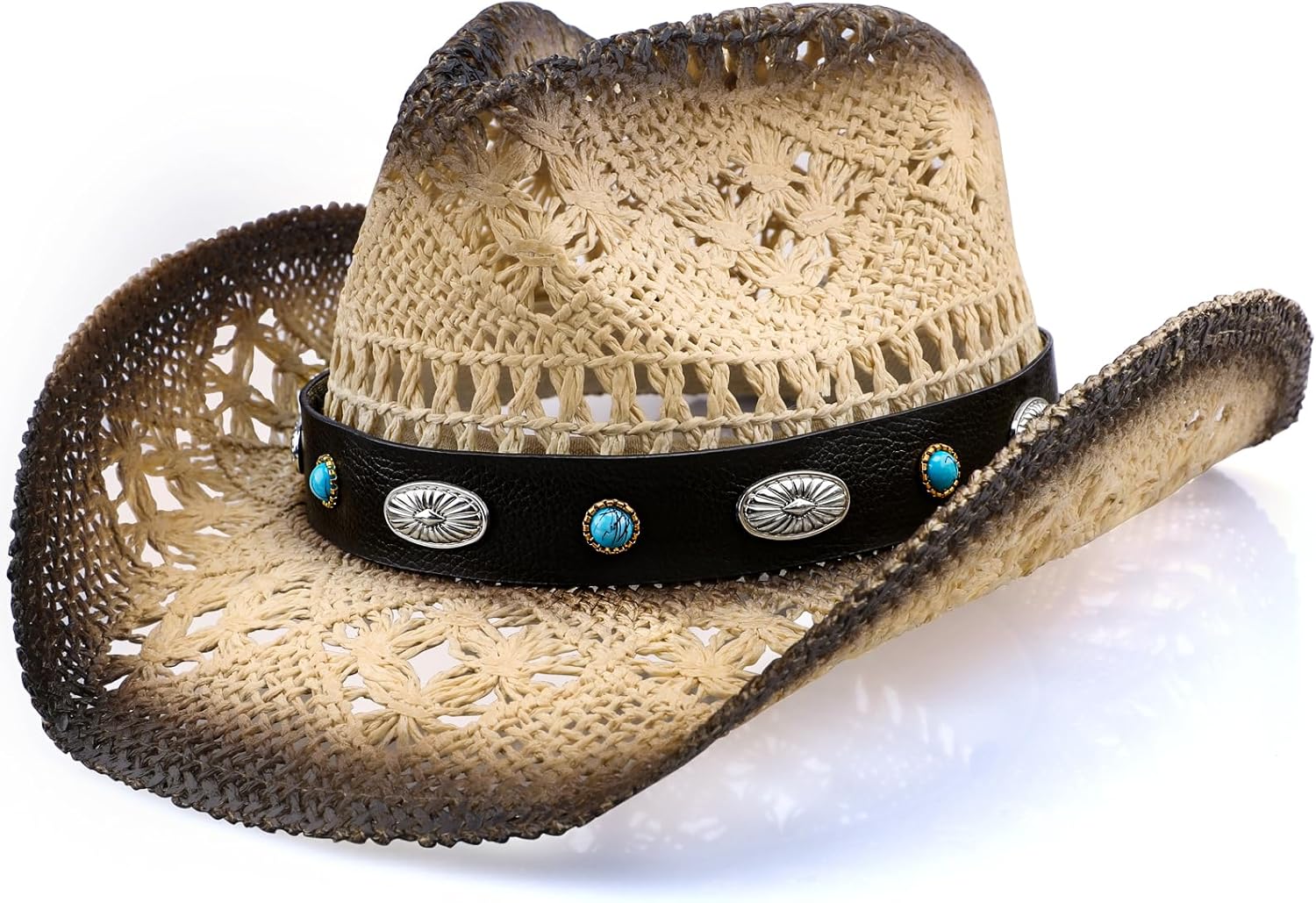 Stylish Cowboy Hats for Women and Men - Shapeable Brim Design
