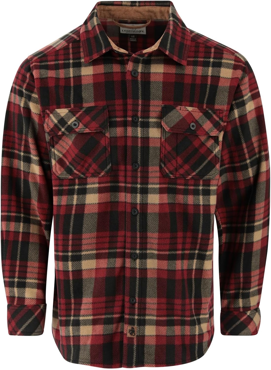 Legendary Whitetails Long Sleeve Fleece Button Up Shirt Review