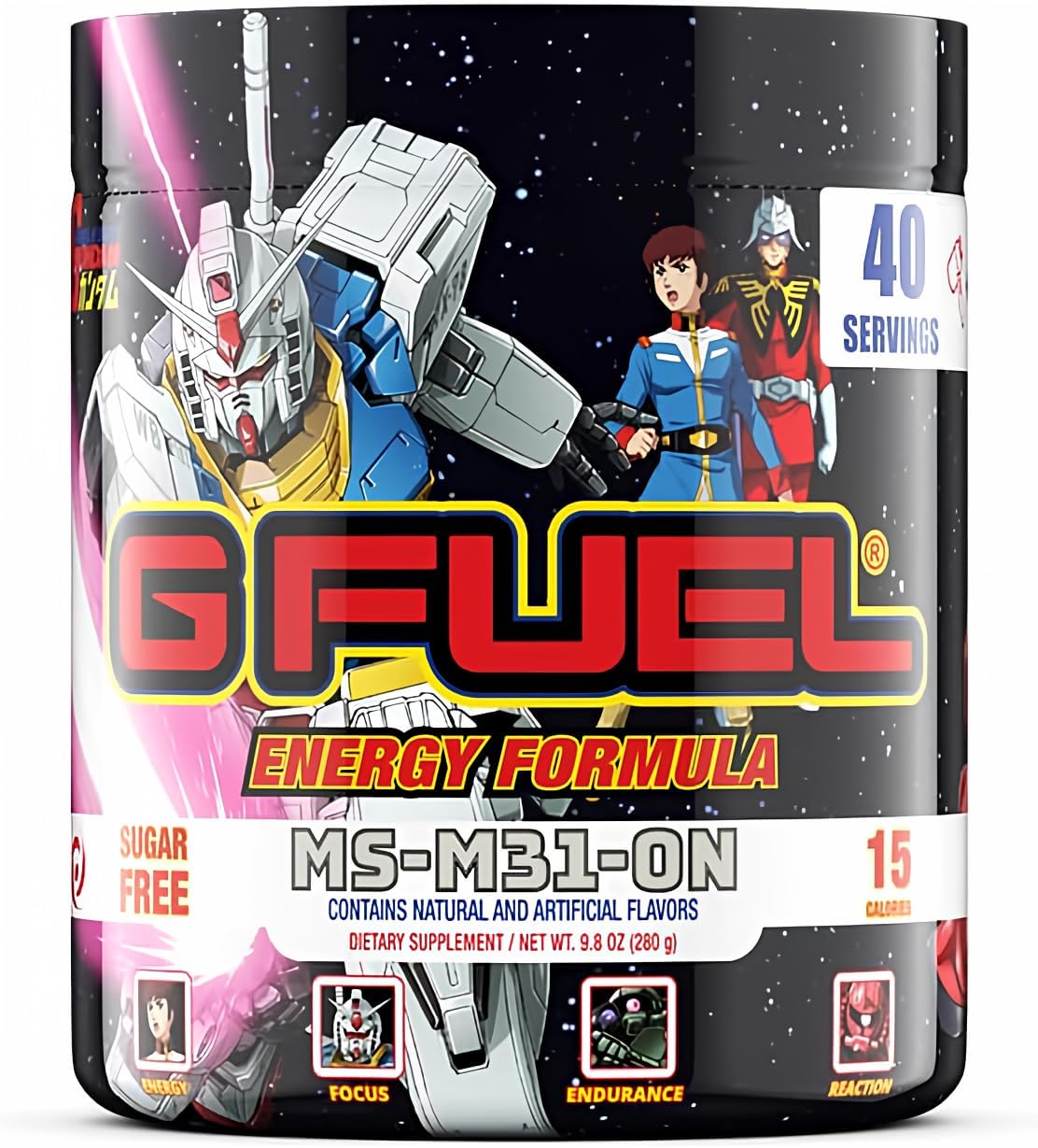 G Fuel MS-M31-0N Energy Drink Powder for Ultimate Focus