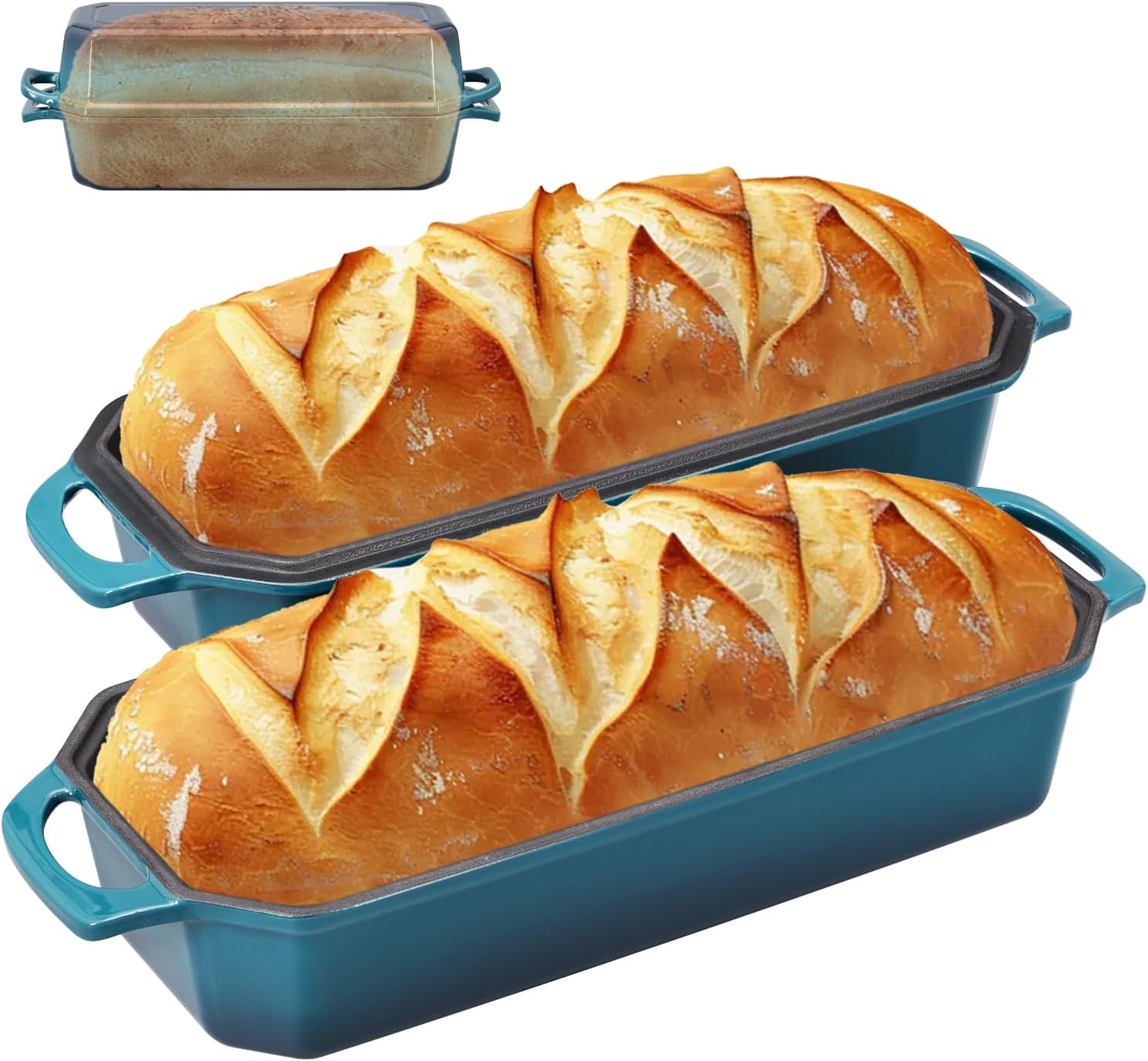Cast Iron Bread Pan for Perfect Homemade Loaves and More