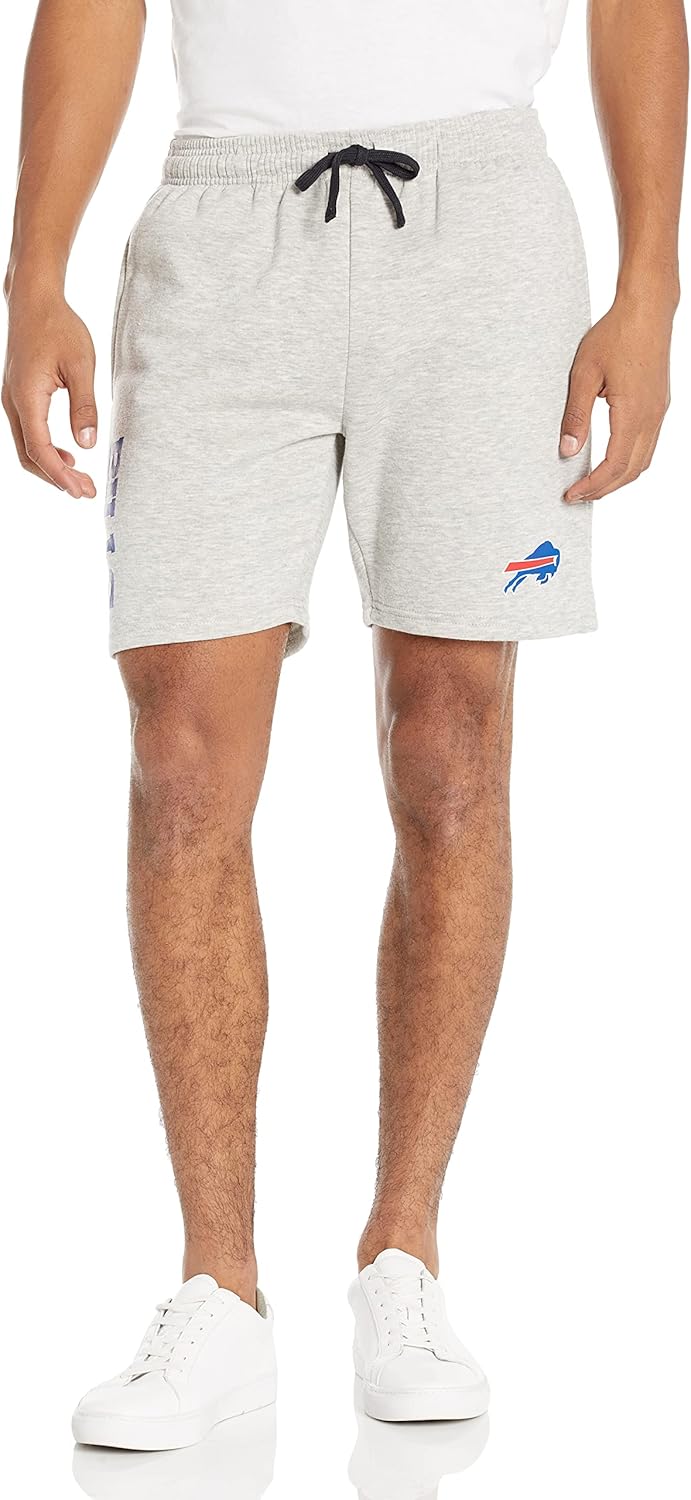 FOCO NFL Mens Team Logo Gray Wordmark Fleece Shorts Review