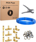 EFIELD Pex-b Pipe DIY Repair Kit 1/2 in x 100 ft - Complete DIY Set