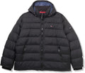 Tommy Hilfiger Men's Hooded Puffer Jacket - Warm, Mid-Weight