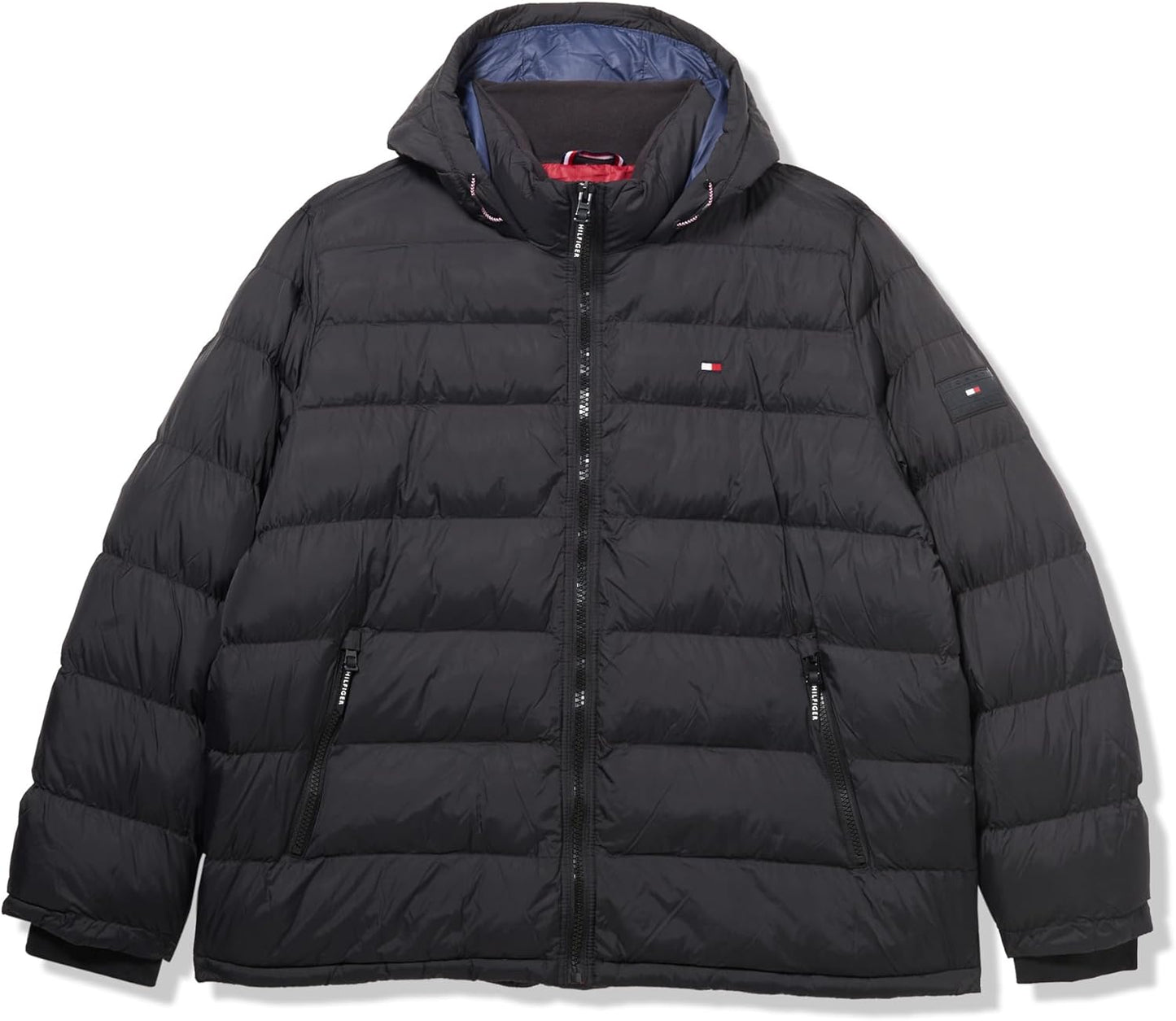 Tommy Hilfiger Men's Hooded Puffer Jacket for Cold Weather