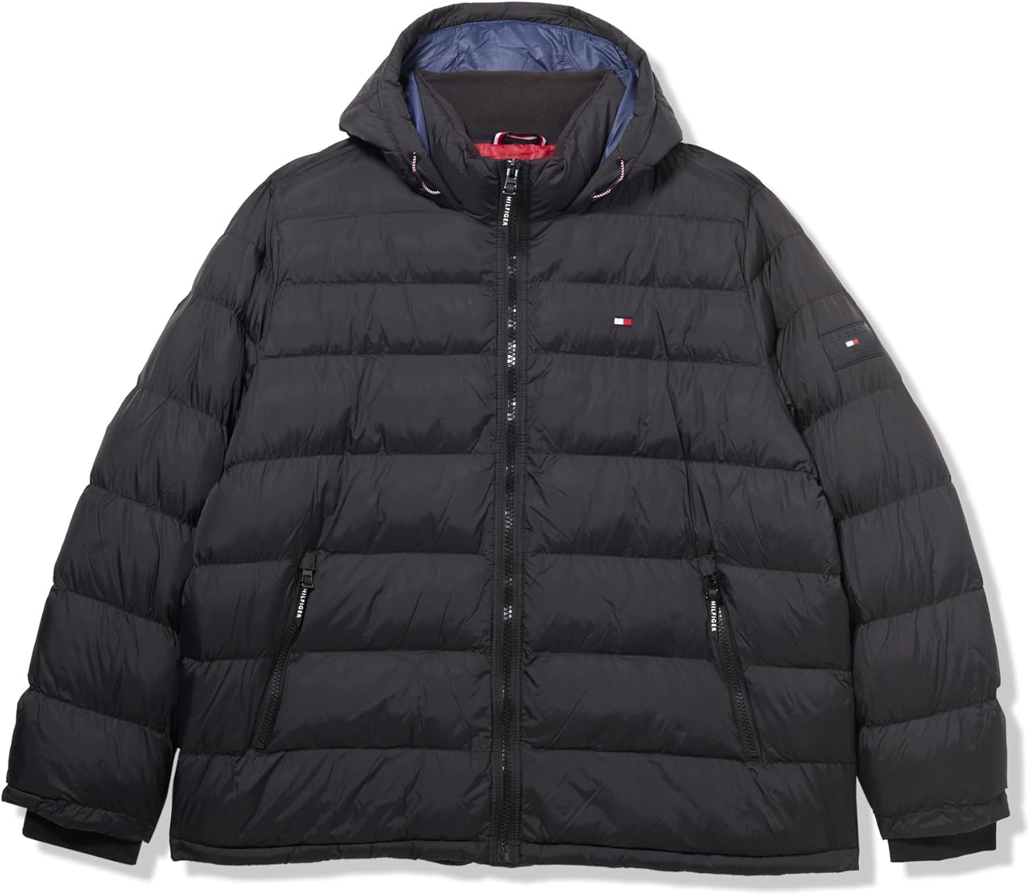 Tommy Hilfiger Men's Hooded Puffer Jacket for Cold Weather