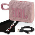 Boomph On-The-Go Kit JBL Go 3 Portable Bluetooth Speaker - Pink