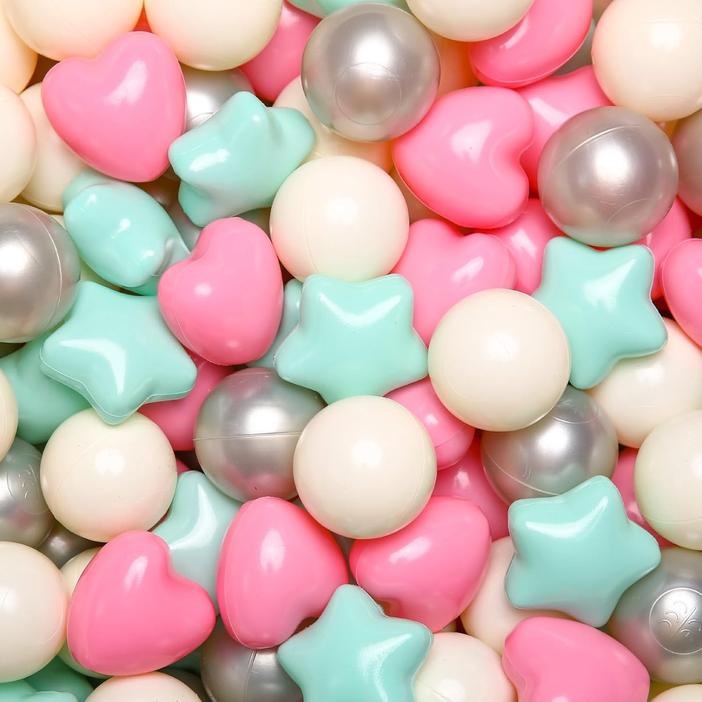 TRENDPLAY Ball Pit Balls Stars - Fun Shapes for Kids Playtime