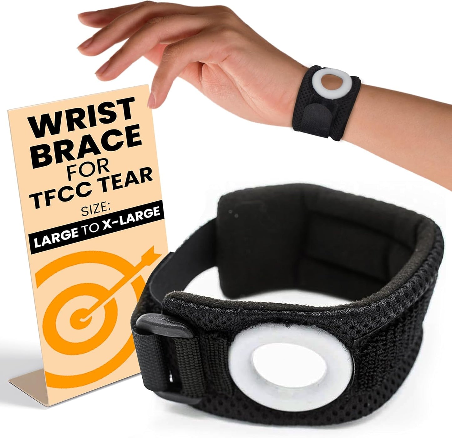 BULLSEYE Wrist Band for Ulnar Sided Wrist Pain Relief