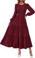 Long Sleeve Maxi Dress by KIRUNDO for Stylish Wedding Attire
