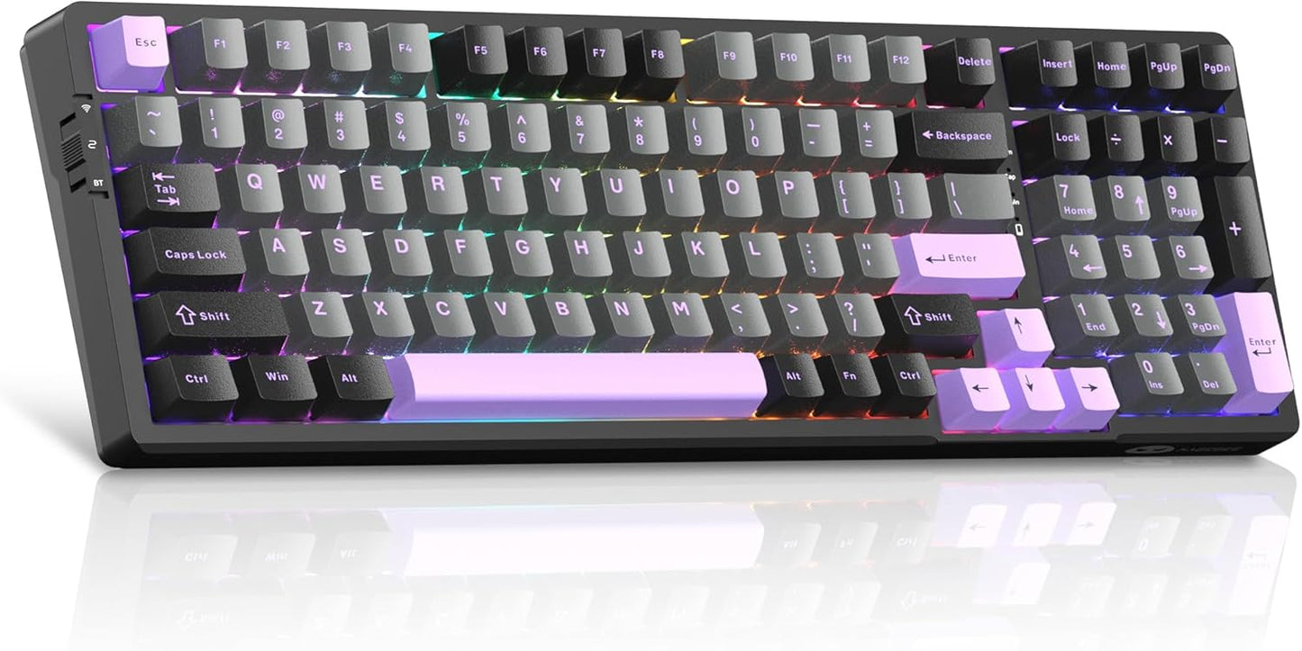 MageGee LIGHT100 Wireless Creamy Keyboard with RGB Backlight