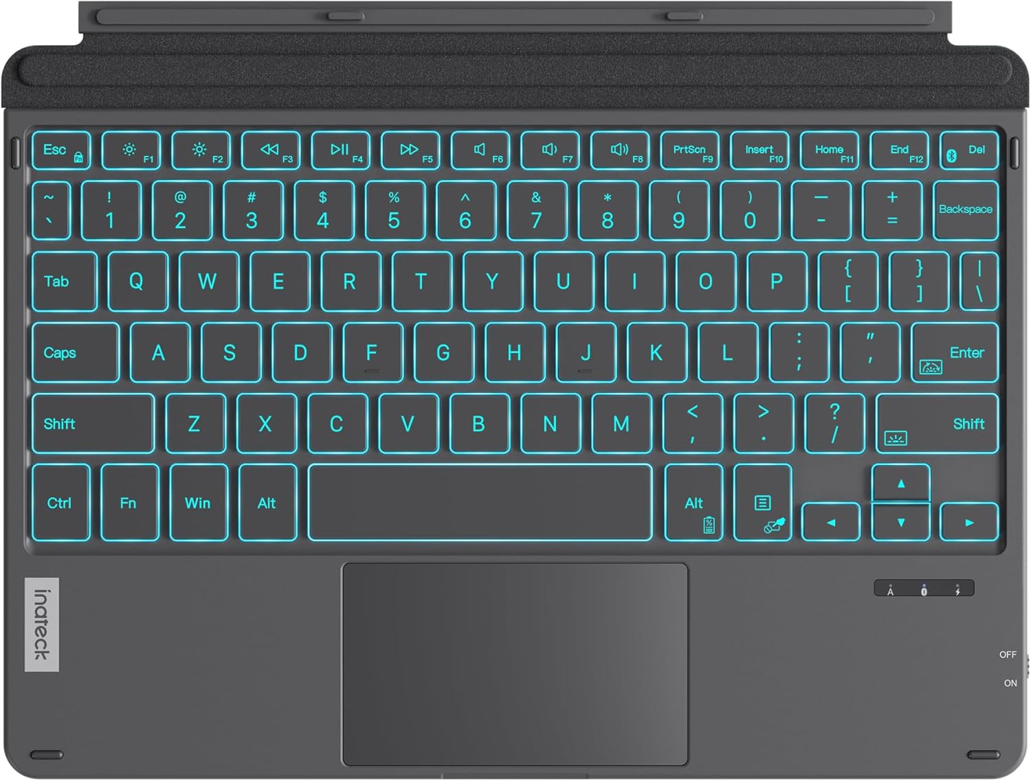 Inateck for Surface Go Keyboard with Bluetooth 5.3 and Backlight