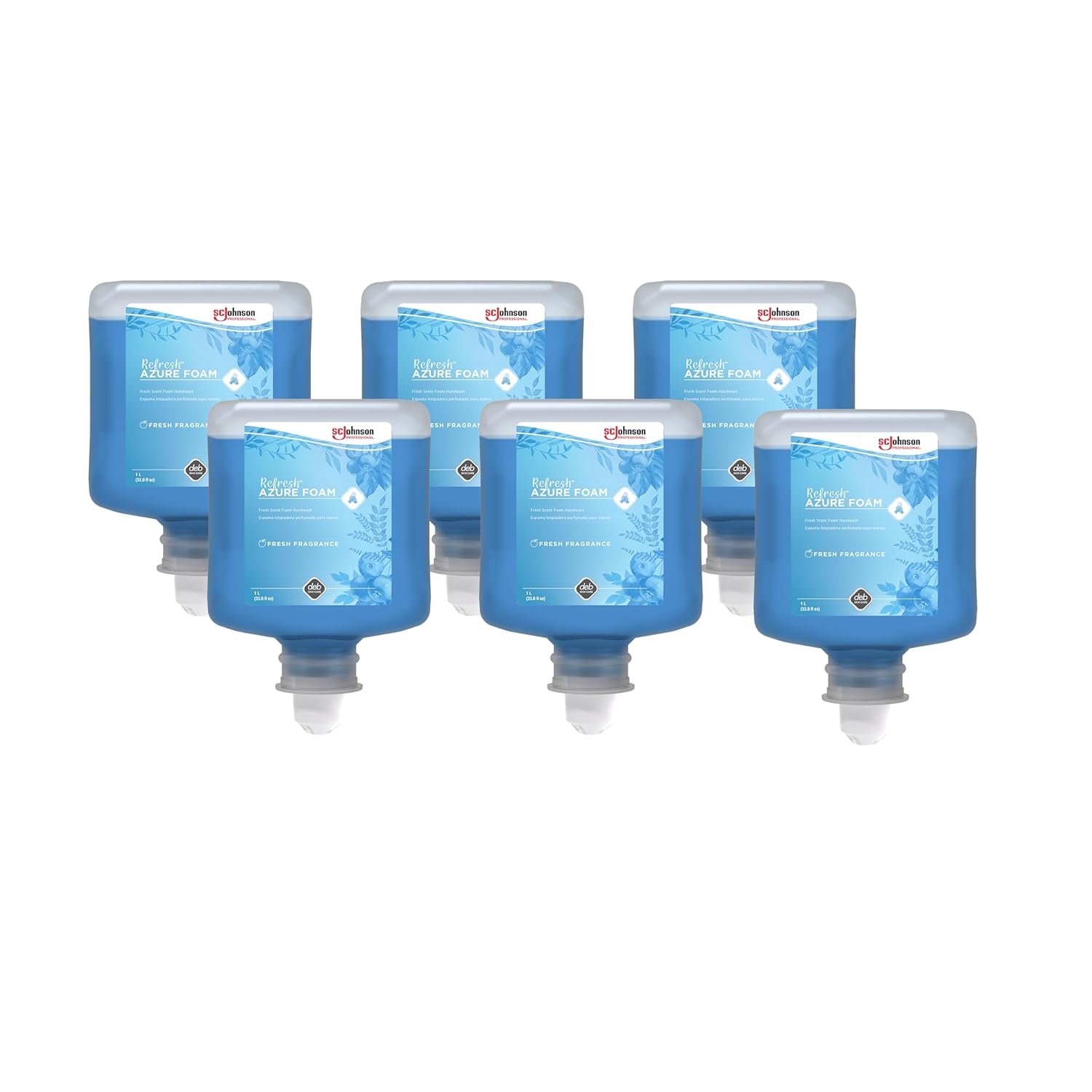 DEB Azure Foam Wash 1000ml Refill for Effective Hand Cleaning