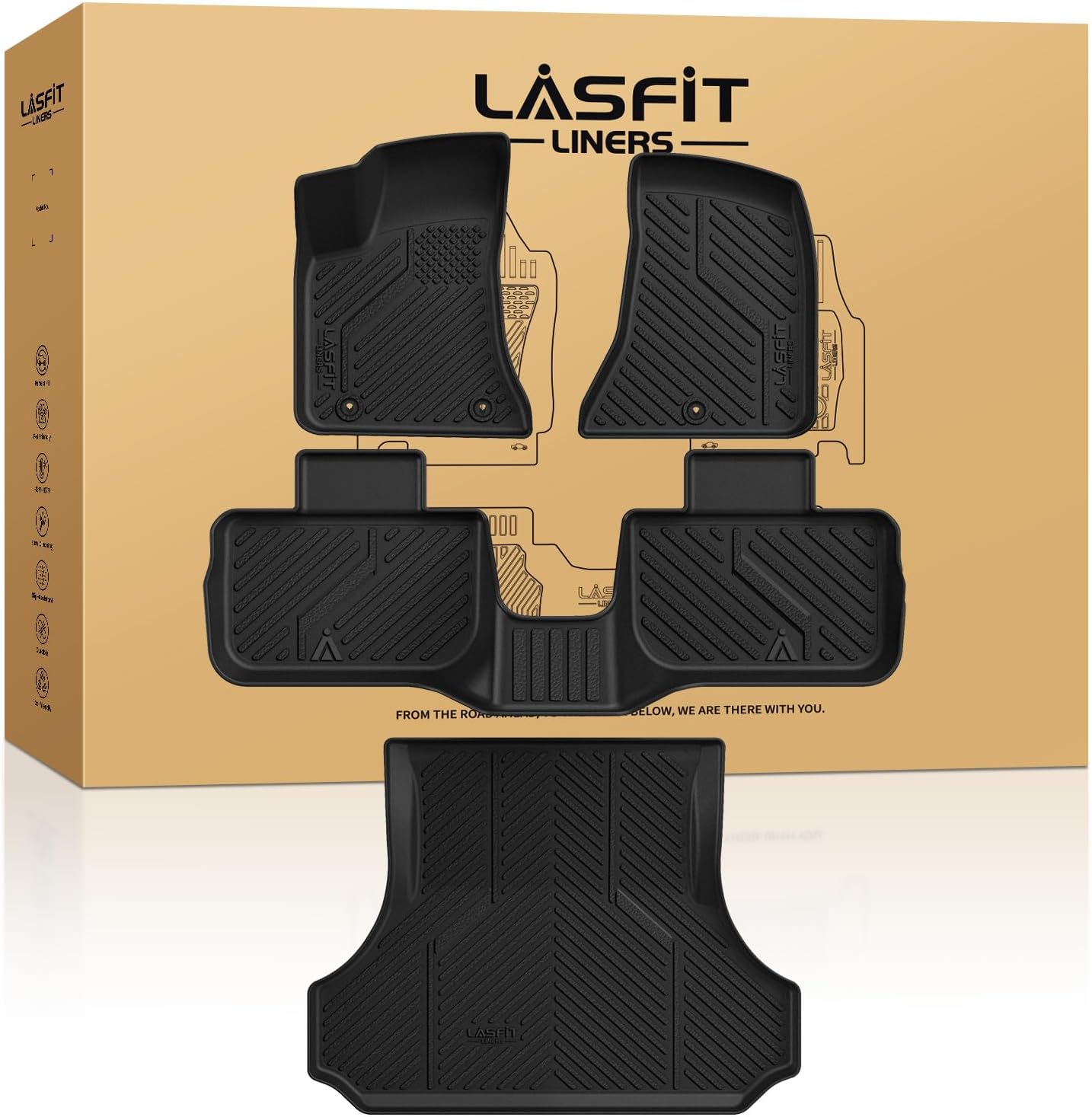 Custom Fit Floor Mats for Dodge Charger & Chrysler 300 RWD
