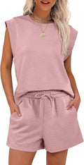 ANRABESS Two Piece Summer Short Lounge Set - Comfortable Everyday