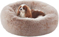 30 inches Donut Dog Bed for Medium Dogs with Removable Cover