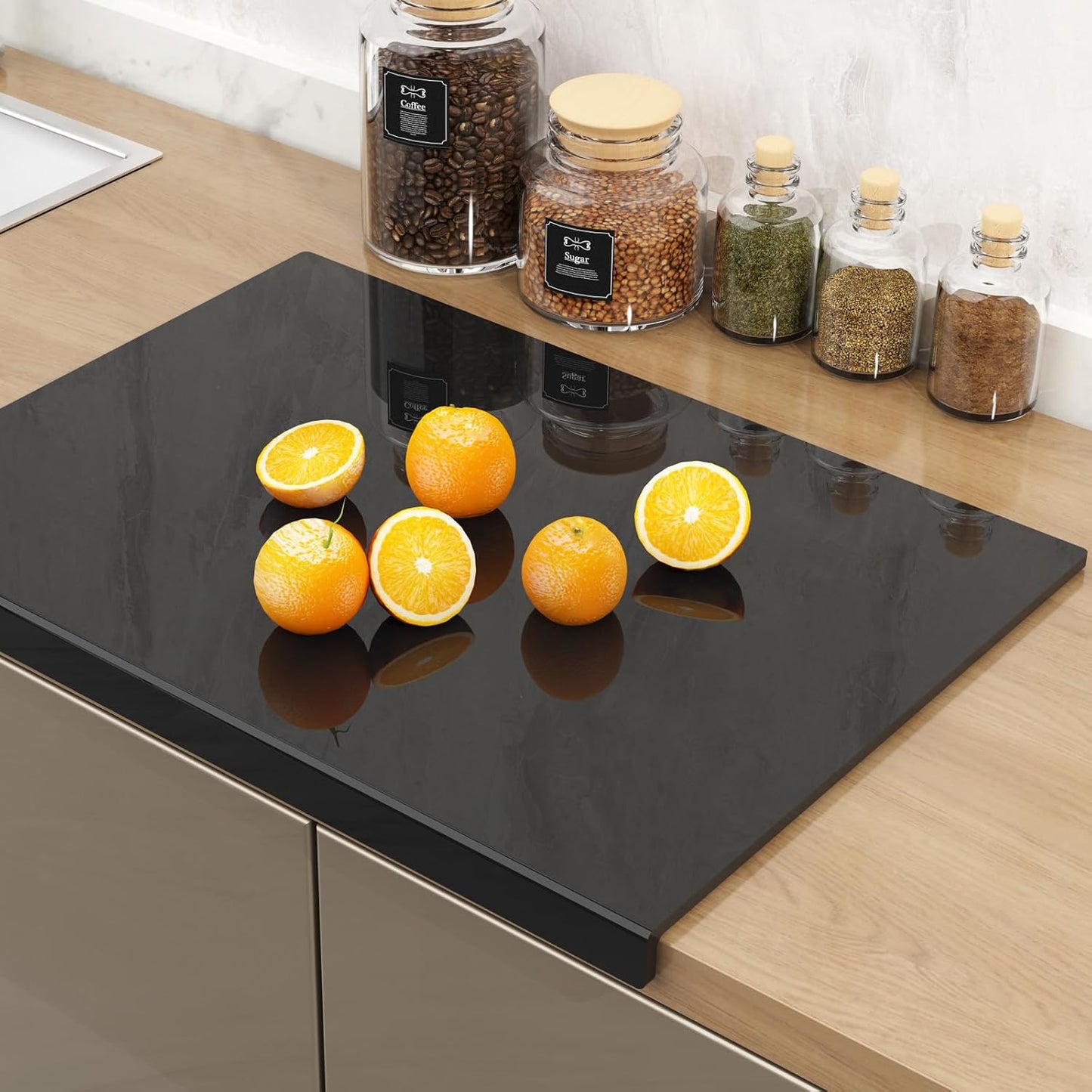Acrylic Cutting Board with Counter Lip - Durable & Food-Safe Tool