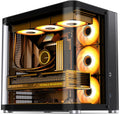 JONSBO TK-2 Black ATX Mid-Tower Pc Case - Glass Surround Design