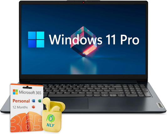 Lenovo IdeaPad 1i: High-Performance 15.6 Laptop, Windows 11 Pro, 40GB RAM, 1TB SSD