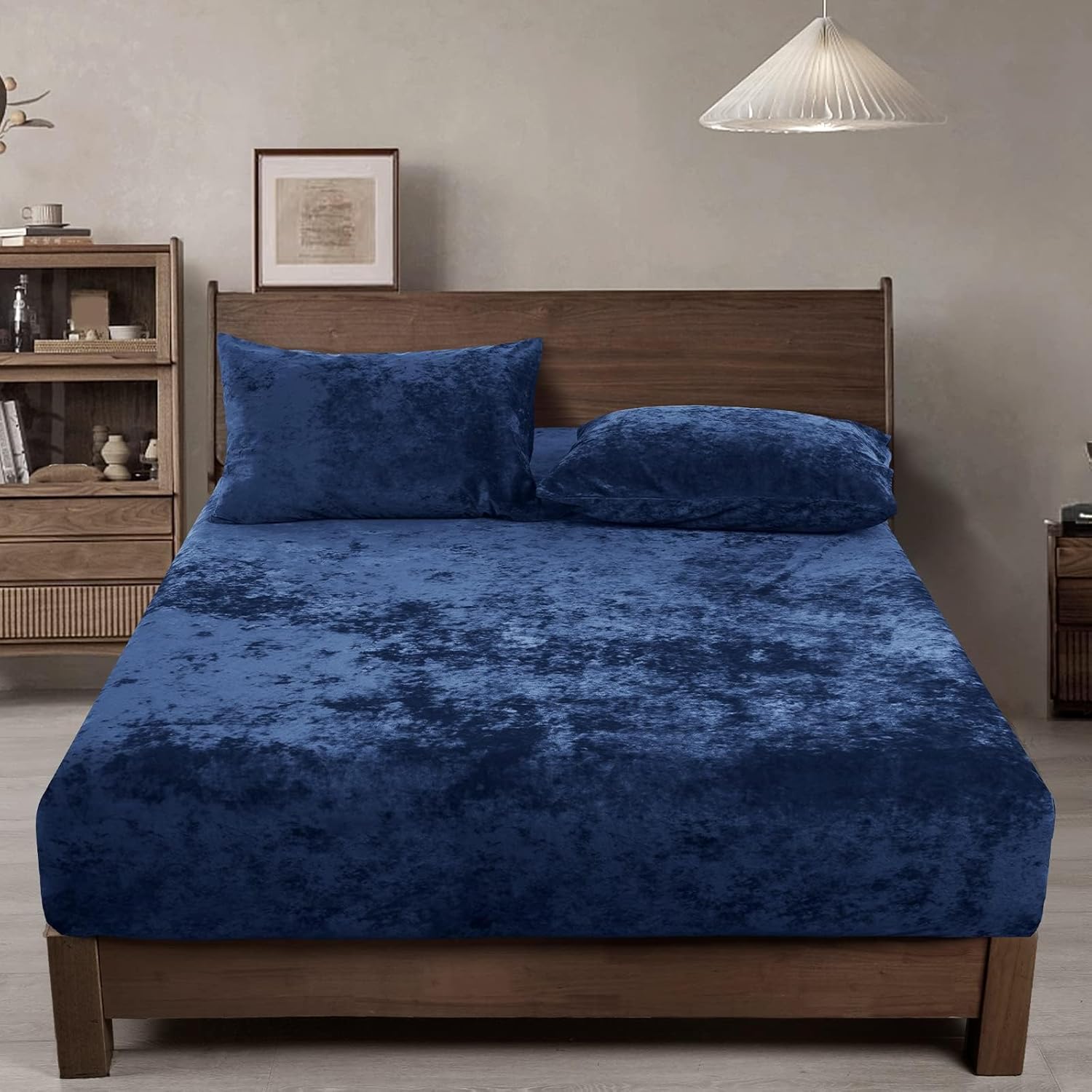PHF Truly Velvet Fitted Sheet King Size for Ultimate Comfort