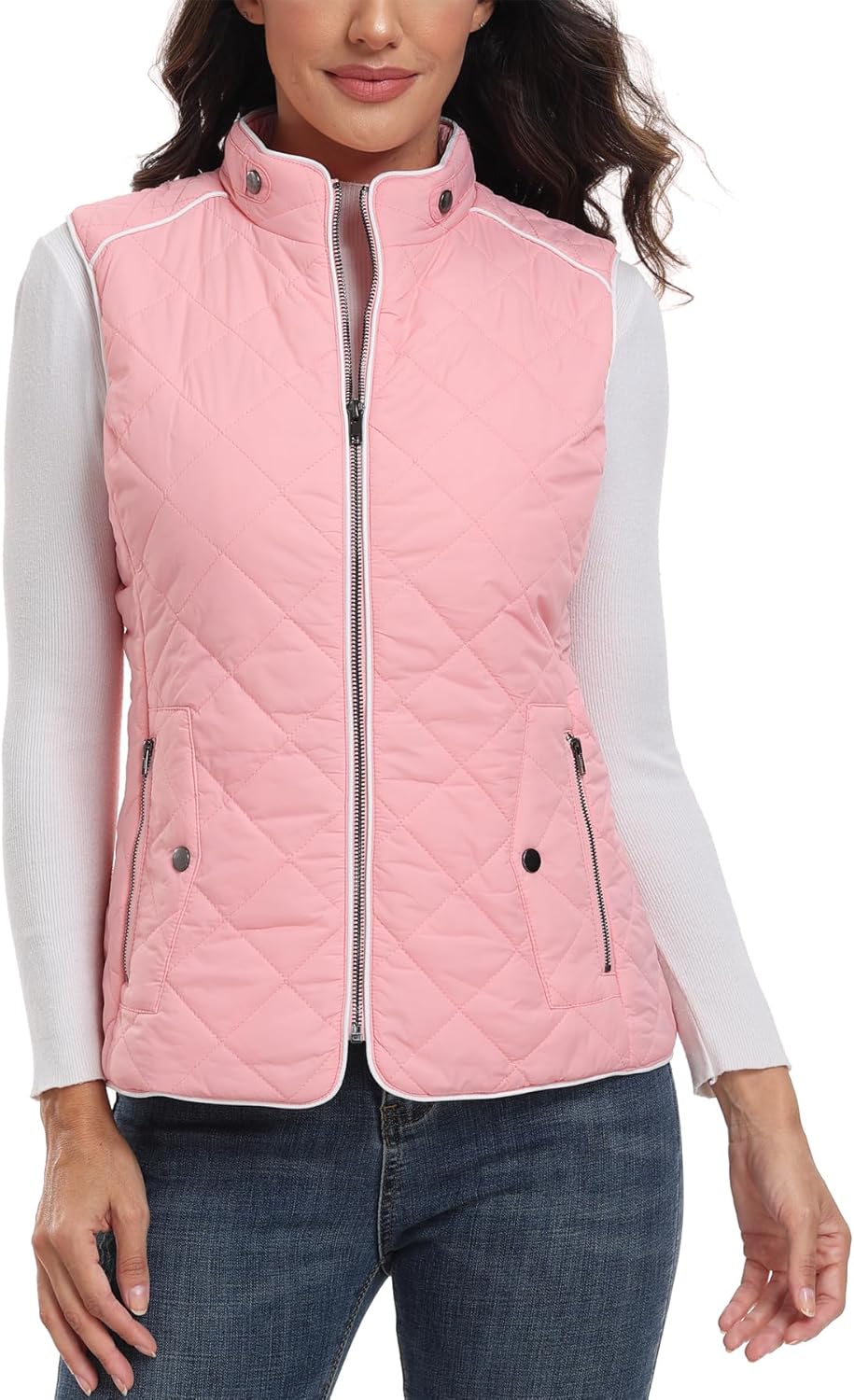 Dilgul Women's Quilted Vest: Lightweight, Trendy & Functional