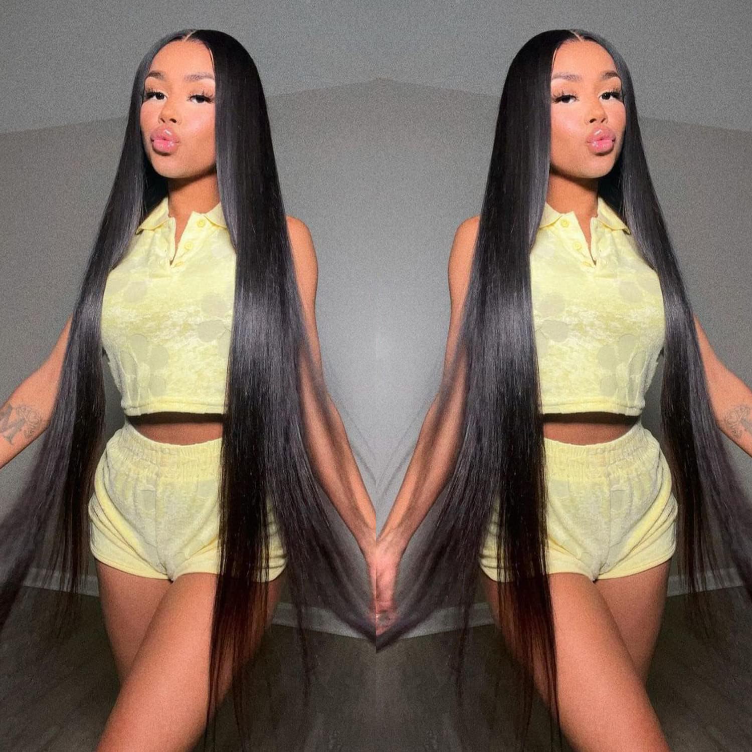 32 Inch Lace Front Wig Human Hair for Women - DULOVE Quality