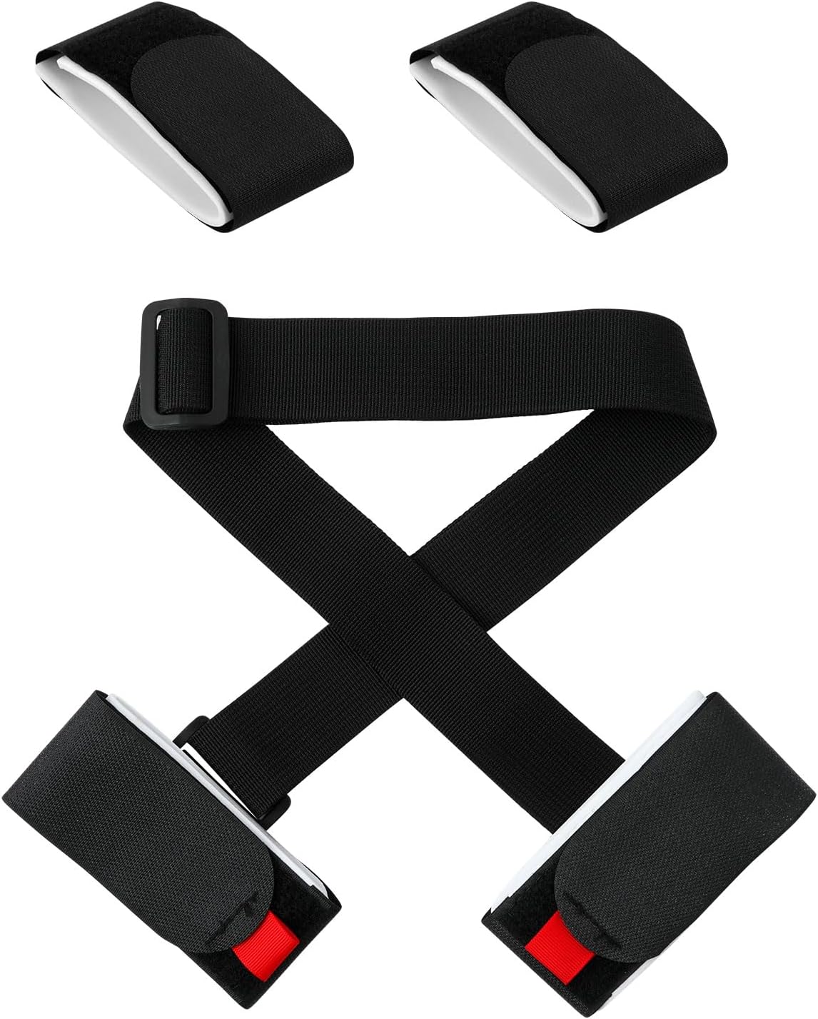 Adjustable Ski & Pole Carrier Set - Easy Transport!