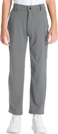 Boys Stretch Golf Pants Slim Fit Tapered Leg - Performance Comfort