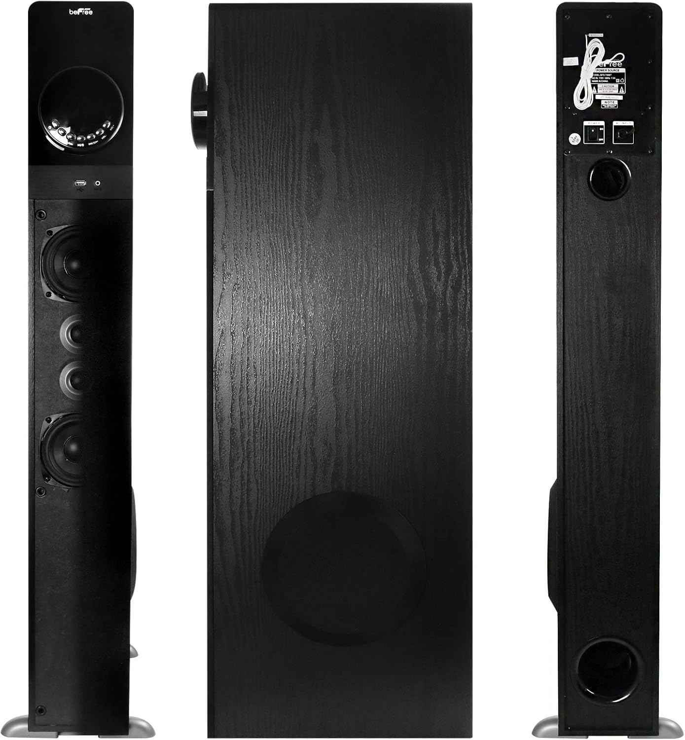 beFree Sound Bluetooth Powered Tower Speaker for Ultimate Sound