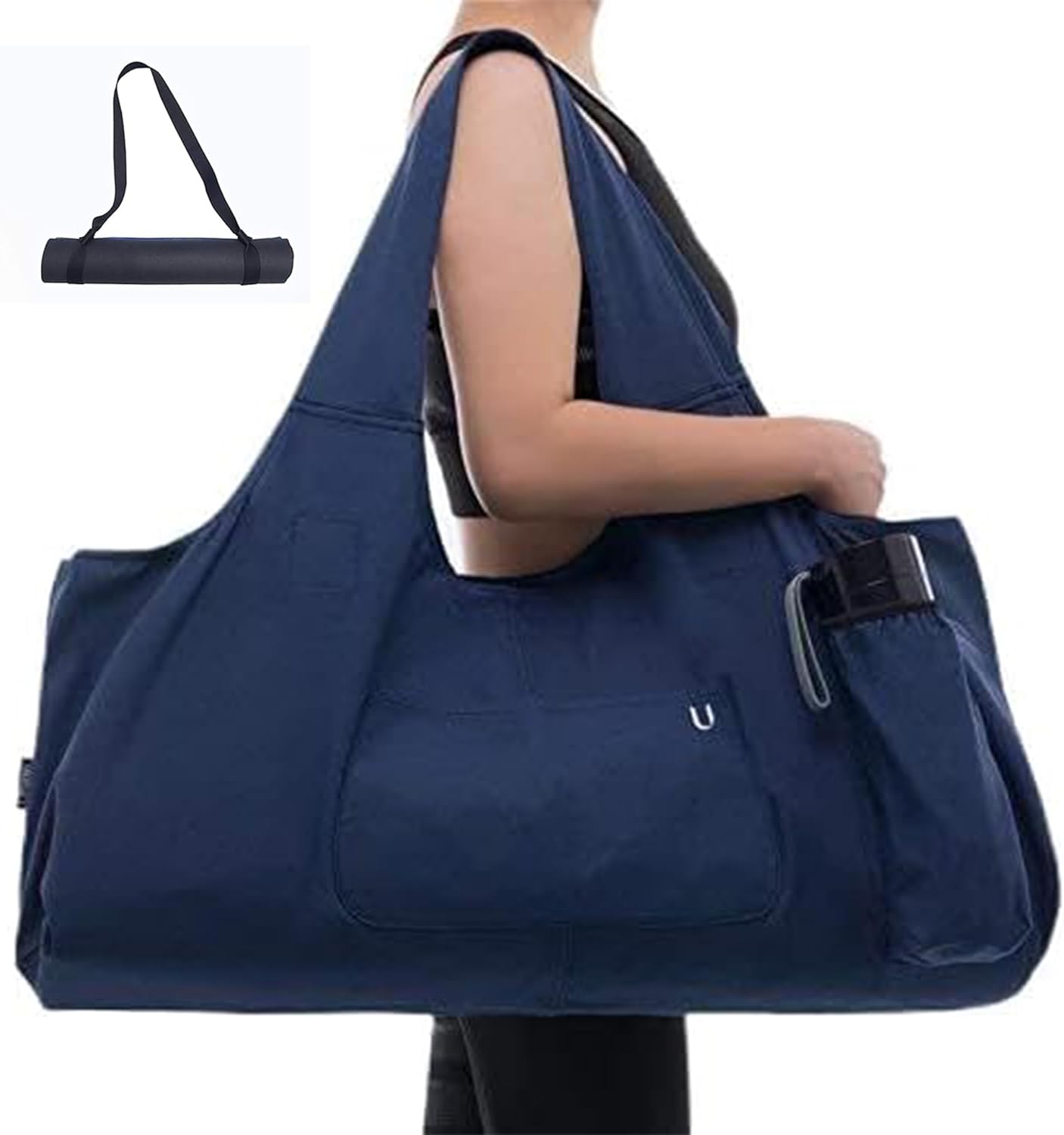 Uhawi Large Yoga Mat Bag with 4 Pockets - Lightweight & Durable!