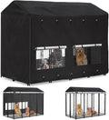 Outdoor Dog Kennel Cover 8ft x 4ft x 6ft - Full Coverage Windproof