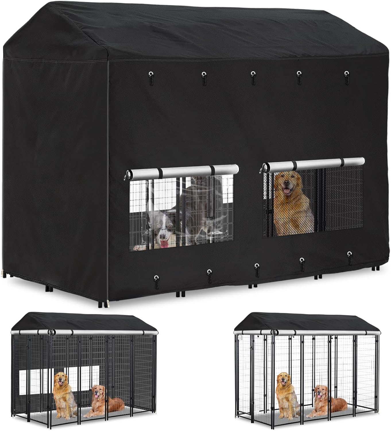 Outdoor Dog Kennel Cover for Full Protection Against Elements