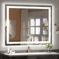 40 x 36 LED Bathroom Mirror for Wall - Dimmable Double Lighted Vanity