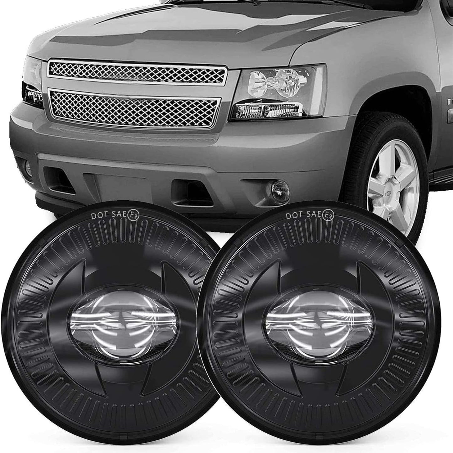 BICYACO Led Fog Lights for 07-14 Suburban Tahoe Avalanche Camaro