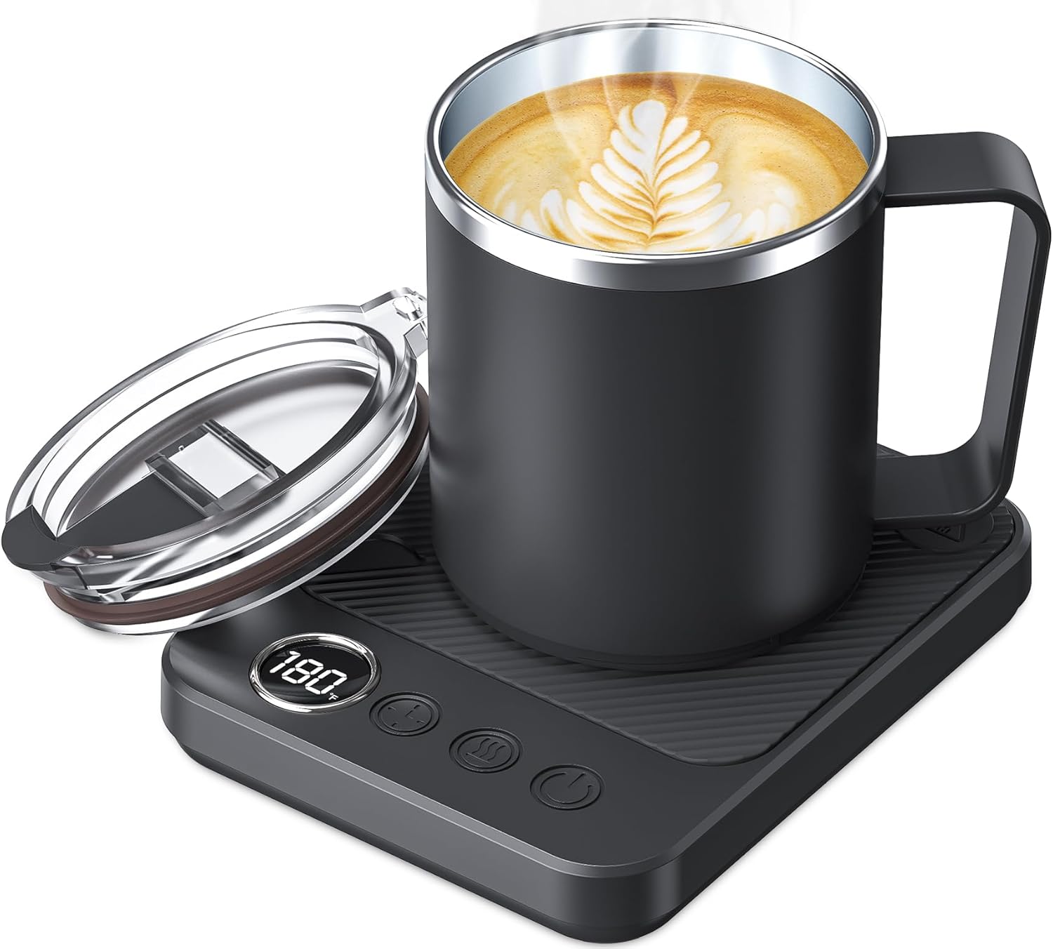 Smart Coffee Mug Warmer Set - Keep Coffee Hot Longer