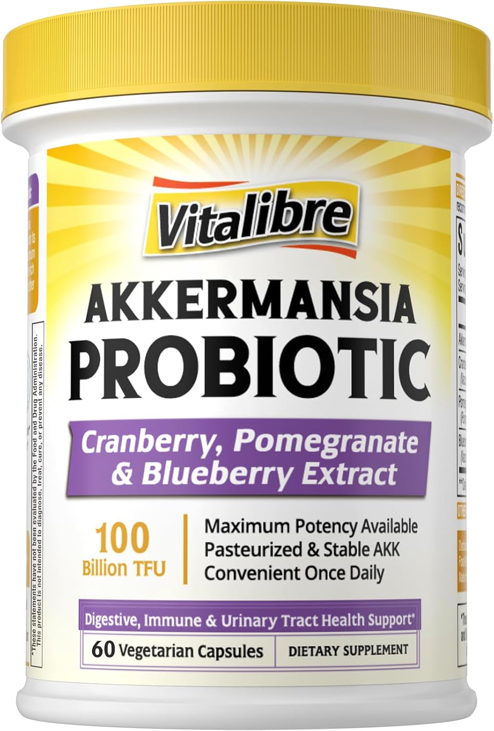 Akkermansia Probiotics 100 Billion TFU for Digestive Health