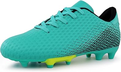 Hawkwell Kids Athletic Soccer Cleats for Outdoor Play Comfort