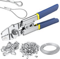 164ft Wire Rope Crimping Tool Kit - Complete Cable Assembly Kit