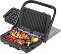 MultiMaker Flex Press Grill System - Grill and Waffle Combo