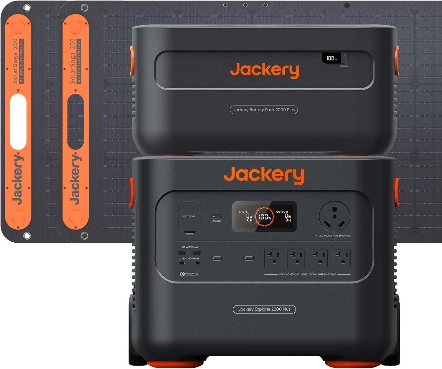 Jackery Solar Generator 4000 Kit for Outdoor RV Camping Needs