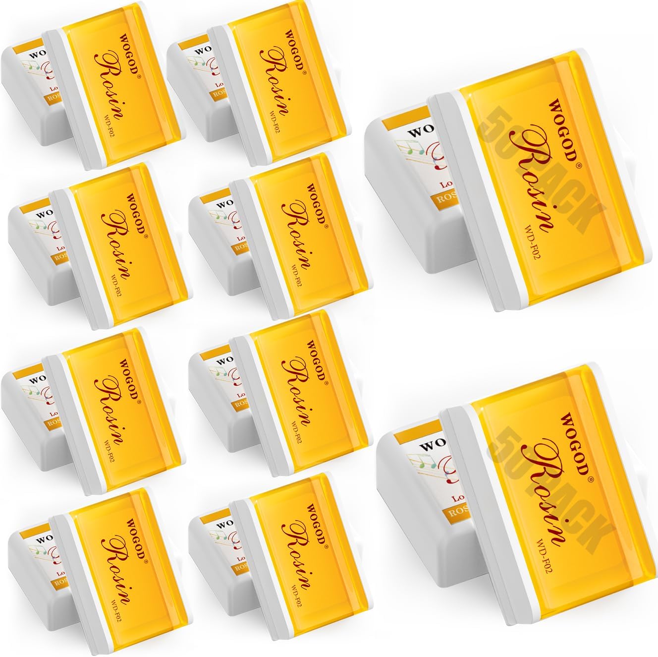 WOGOD Professional Rosin Set for Violin, Viola, Cello, and More
