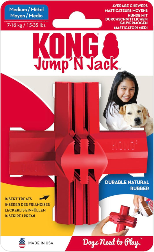 KONG Jump'N Jack - Dental Health Chew Toy