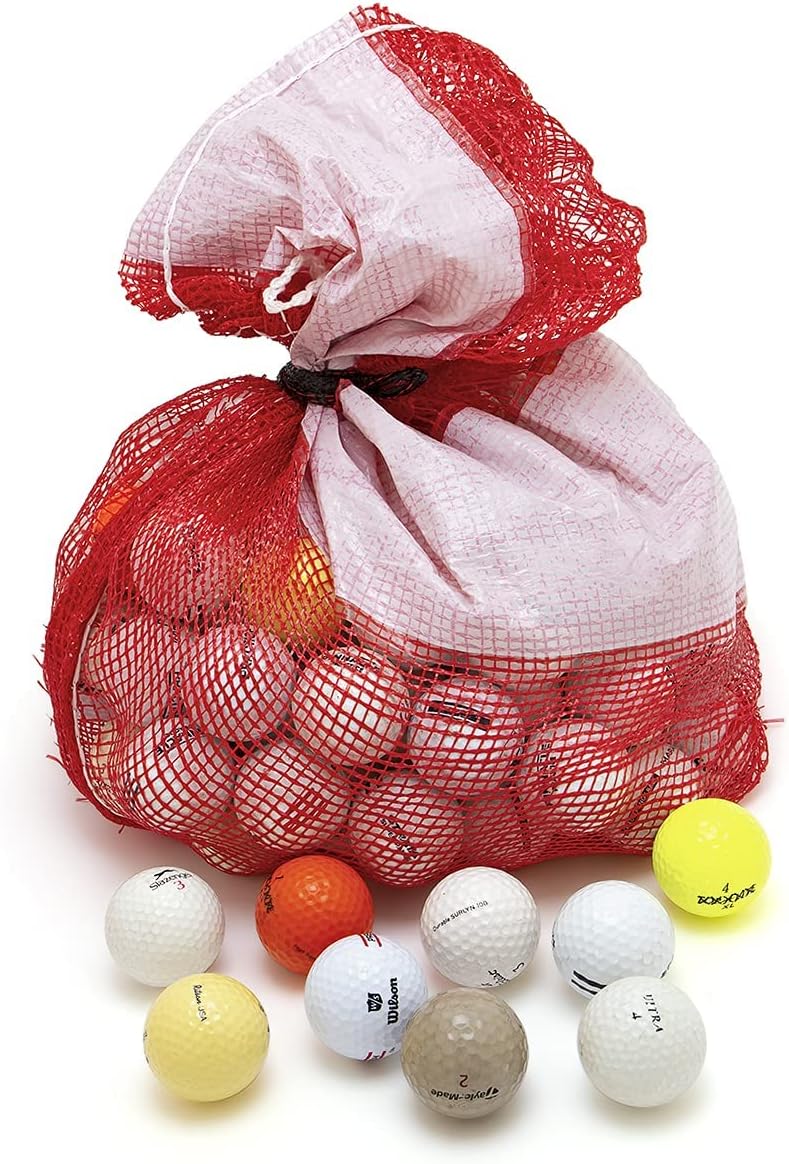 Recycled Hit-Away Golf Balls for Practice & Range Hitting